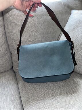 NWT Joy Susan Jane Shoulder Bag in Slate Blue